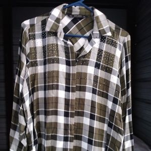 Flannel long sleeve shirt
